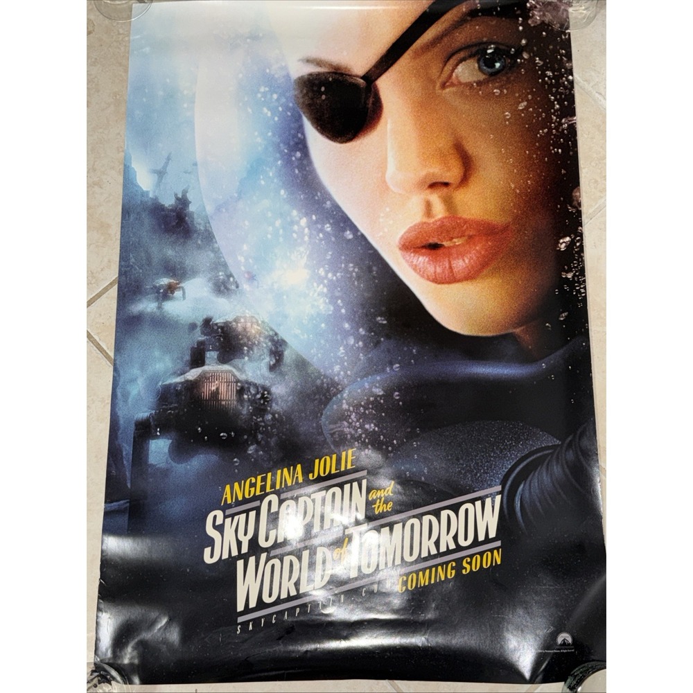 Sky Captain‎ and the World of Tomorrow Movie Poster Angelina Jolie 2004 Teaser